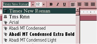 choosing fonts