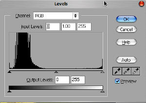 photoshop elements histogram