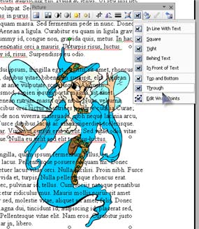 skills text wrapping