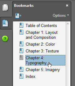 acrobat reader bookmarks